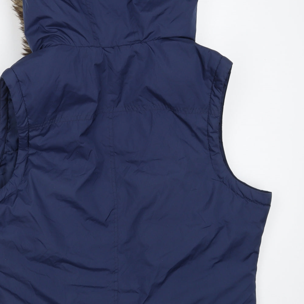 Gap Womens Blue   Gilet Coat Size XL  Zip
