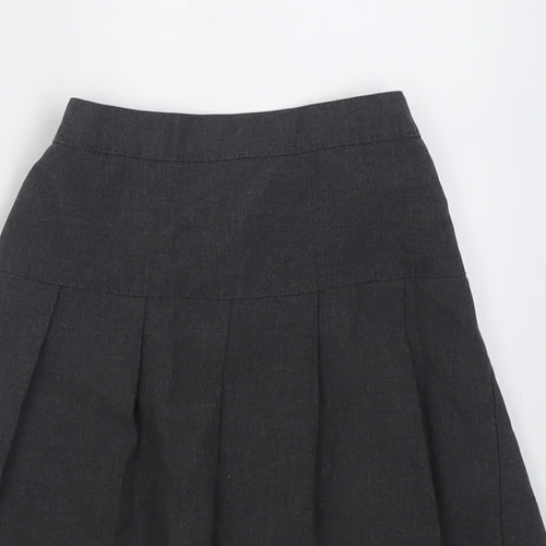 Dunnes Stores Girls Grey  Polyester A-Line Skirt Size 5-6 Years  Regular Pull On - School Wear