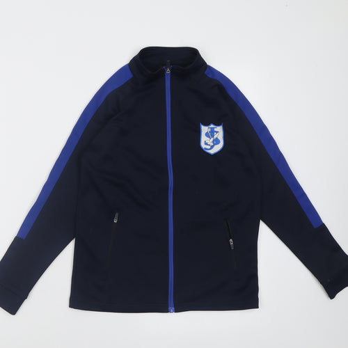 Finden Hales Boys Blue  Polyester Full Zip Sweatshirt Size 9-10 Years  Zip