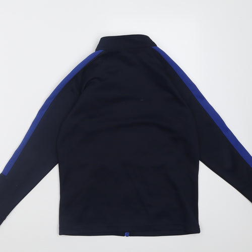 Finden Hales Boys Blue  Polyester Full Zip Sweatshirt Size 9-10 Years  Zip