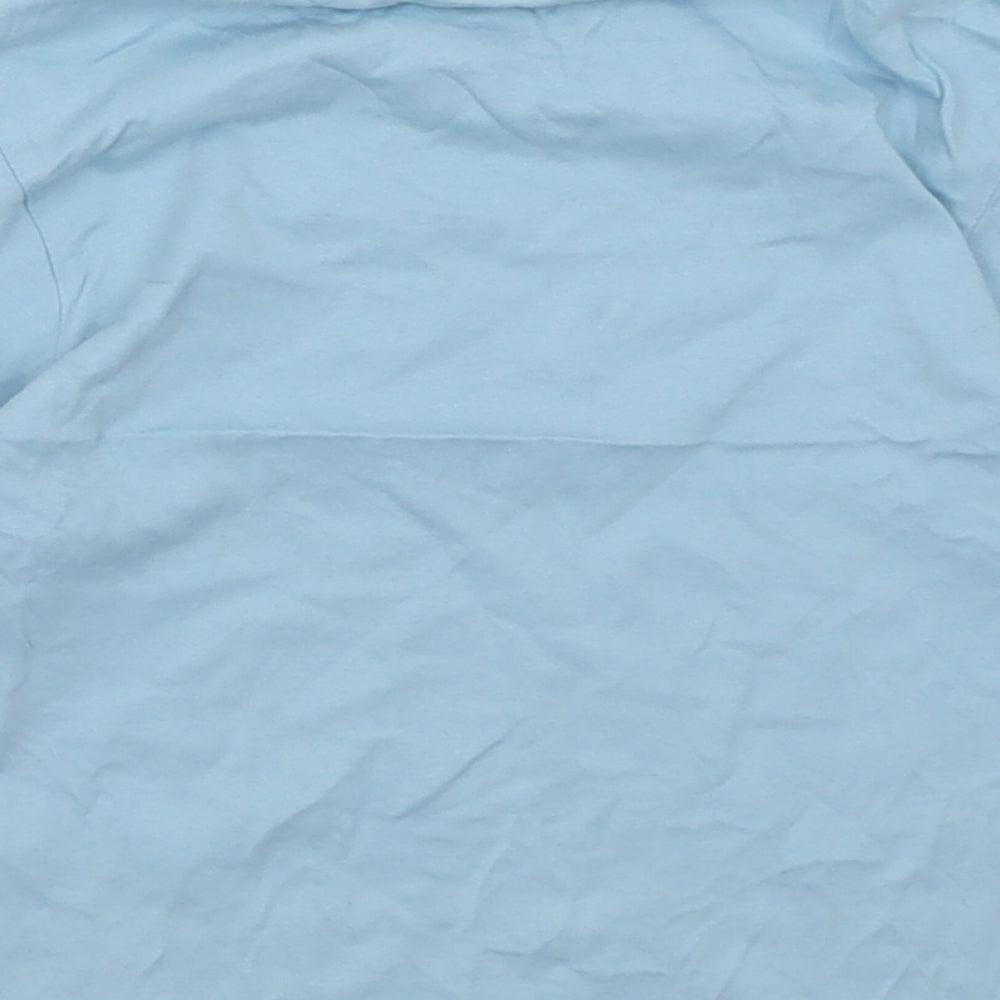 McKenzie Boys Blue  Cotton Basic T-Shirt Size 7-8 Years Crew Neck Pullover