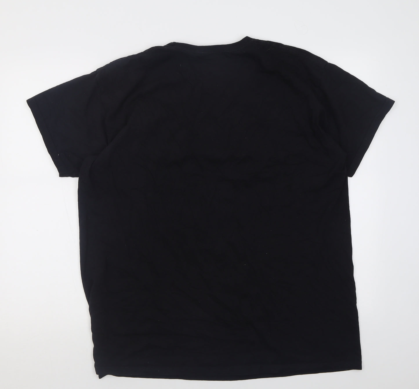 Star Wars Mens Black  Cotton  T-Shirt Size XL Crew Neck  - Star wars