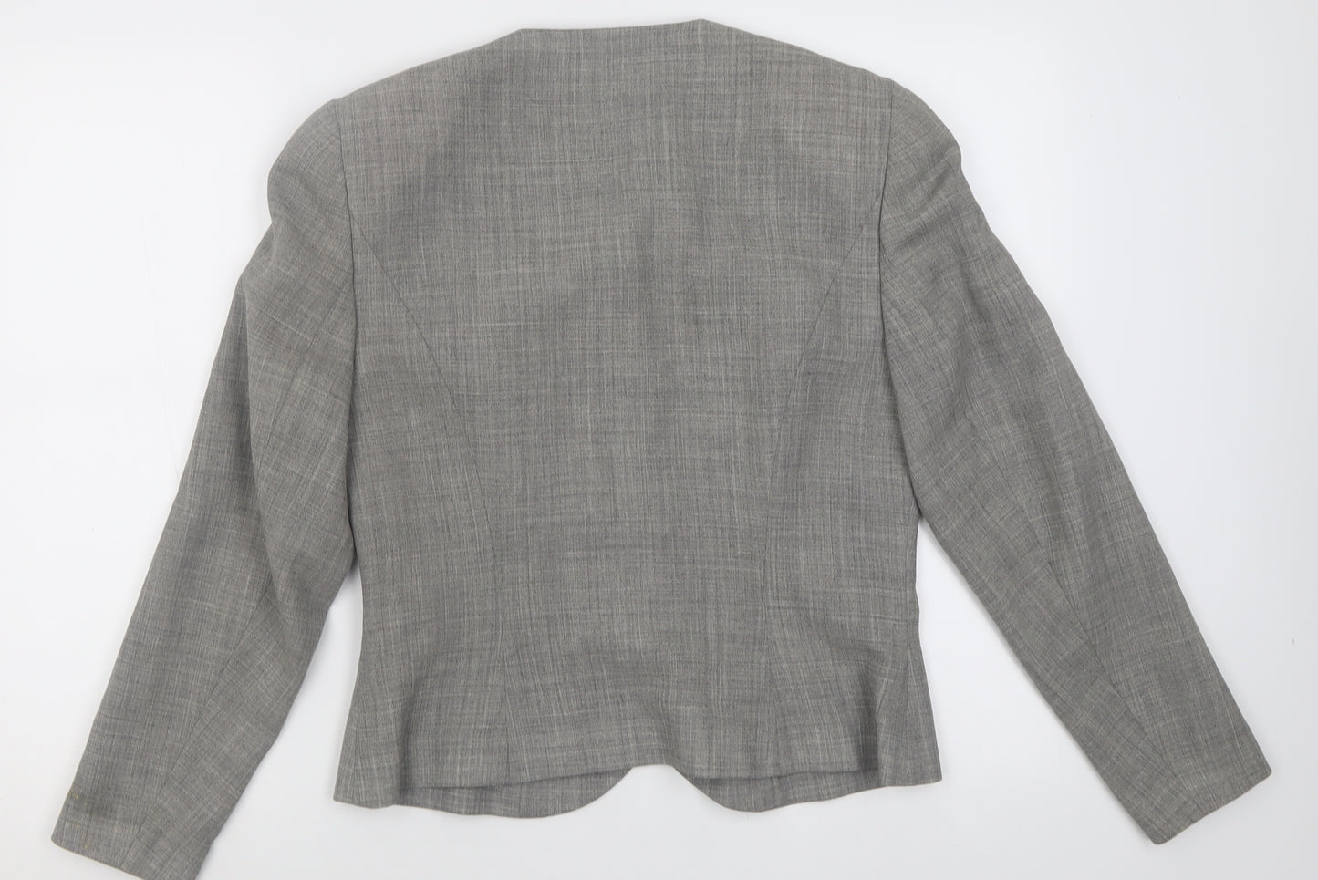 Laura Ashley Womens Grey   Jacket Blazer Size 12  Button