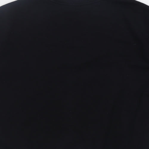 H&M Womens Black  Cotton Pullover Sweatshirt Size S  Pullover