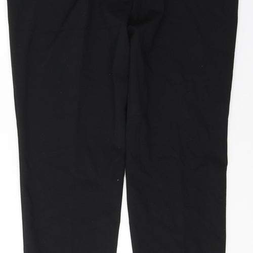 Marks and Spencer Womens Grey  Polyester Trousers  Size 14 L32 in Regular