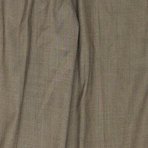 Marks and Spencer Womens Beige  Polyester Trousers  Size 14 L30 in Relaxed
