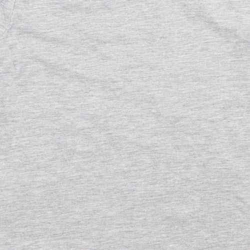 Matalan  Girls Grey  Cotton Basic T-Shirt Size 6 Years Round Neck Pullover - Girl club