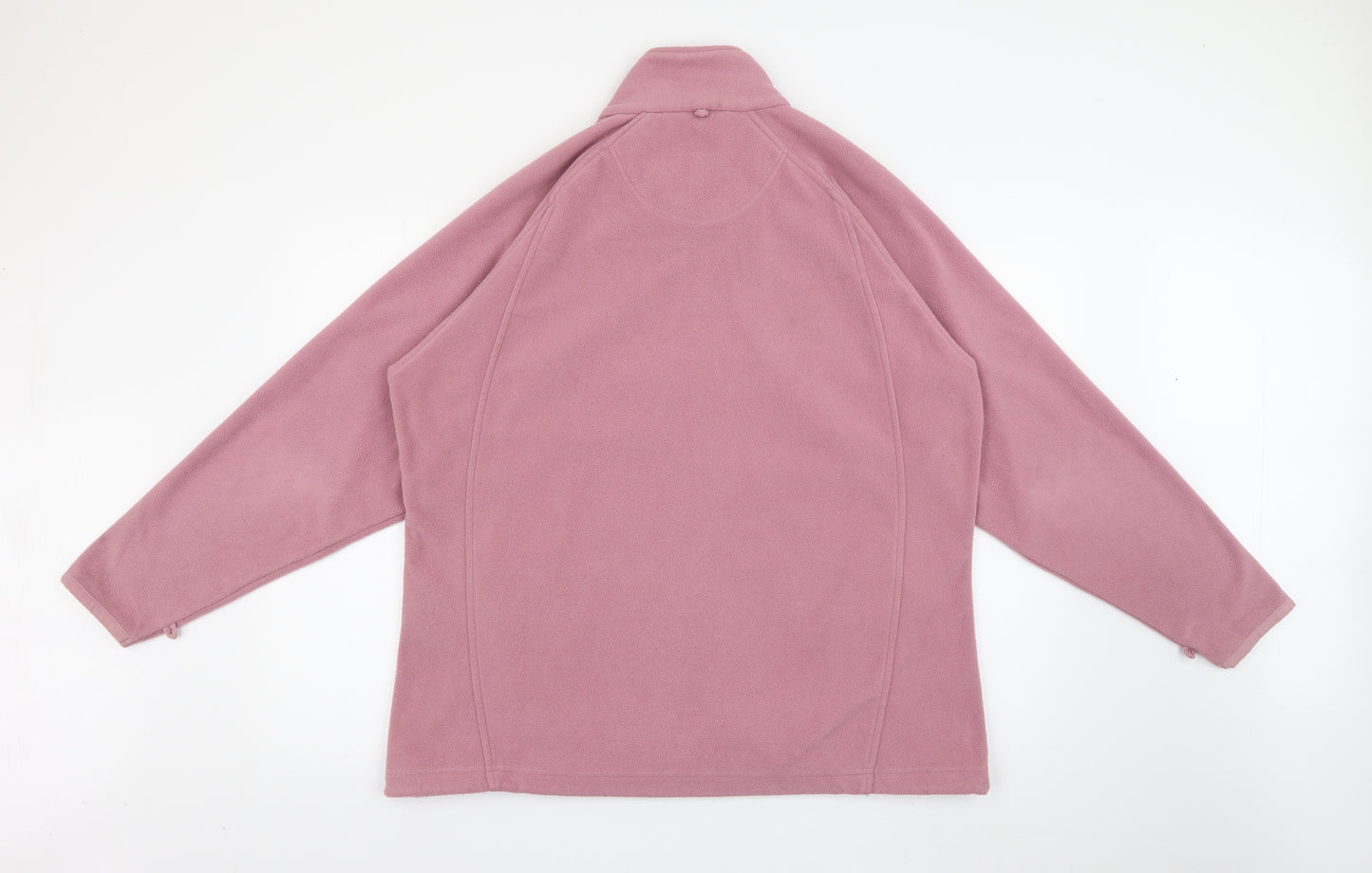 Gelert Womens Pink High Neck  Polyester Full Zip Jumper Size 18