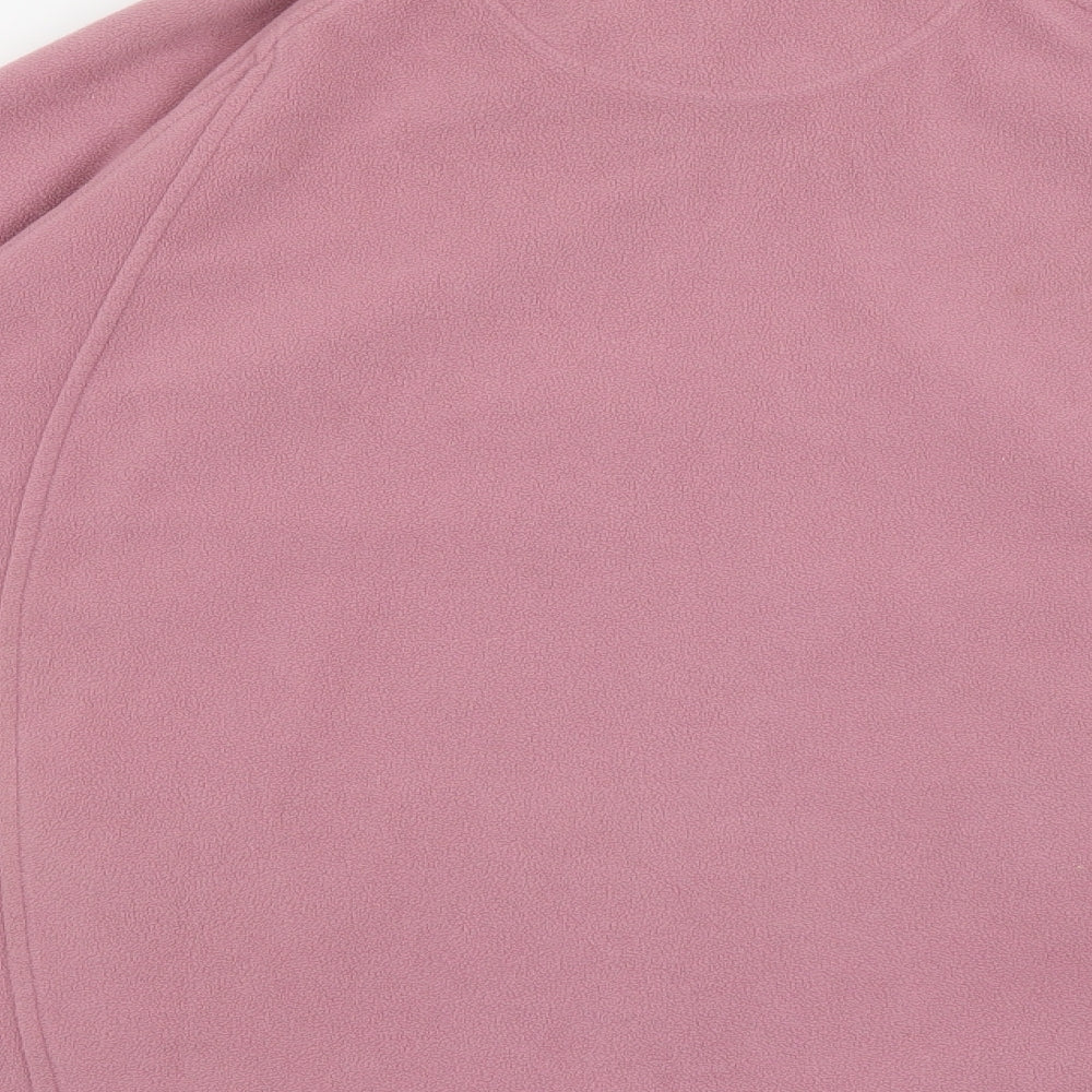 Gelert Womens Pink High Neck  Polyester Full Zip Jumper Size 18