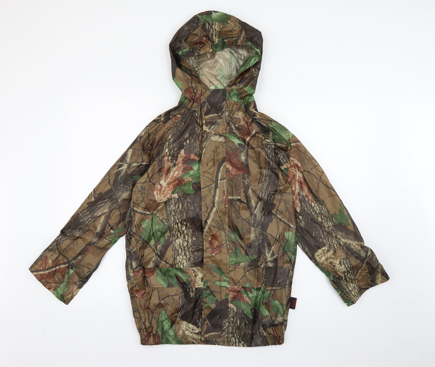 ProClimate Boys Green Camouflage  Rain Coat Coat Size 9-10 Years  Zip