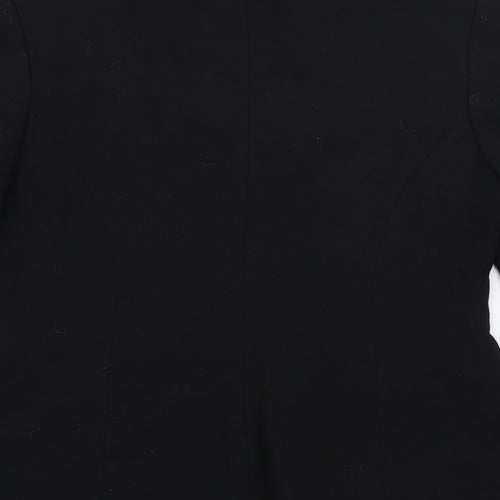 BHS Womens Black   Jacket Blazer Size 10   - Butterfly