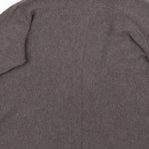 Per Una Womens Brown V-Neck  Viscose Cardigan Jumper Size 16