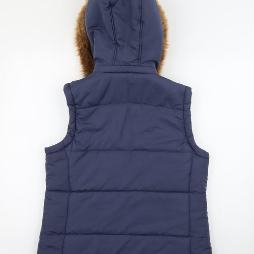 Stone Bay Womens Blue   Gilet Coat Size 14  Zip