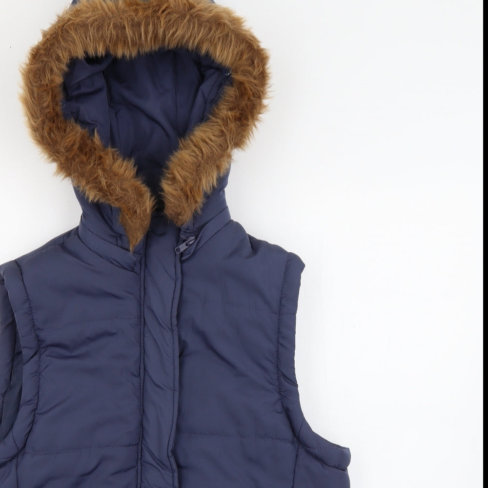 Stone Bay Womens Blue   Gilet Coat Size 14  Zip
