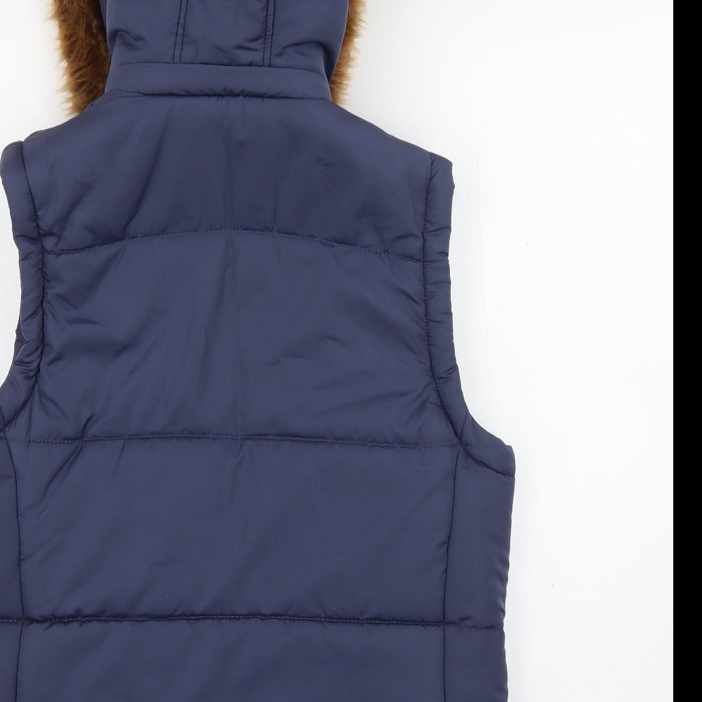 Stone Bay Womens Blue   Gilet Coat Size 14  Zip