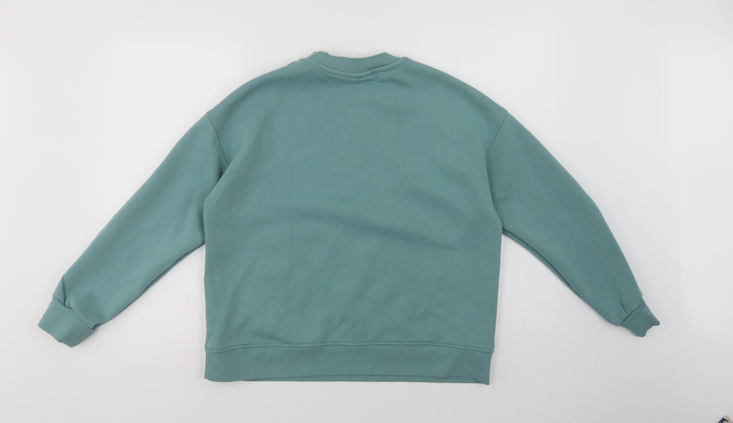 Primark Womens Green  Polyester Pullover Sweatshirt Size M   - Garfield