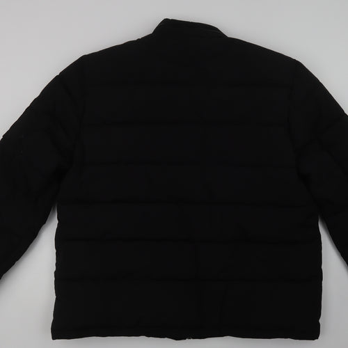 NEXT Mens Black   Puffer Jacket Jacket Size 2XL  Zip