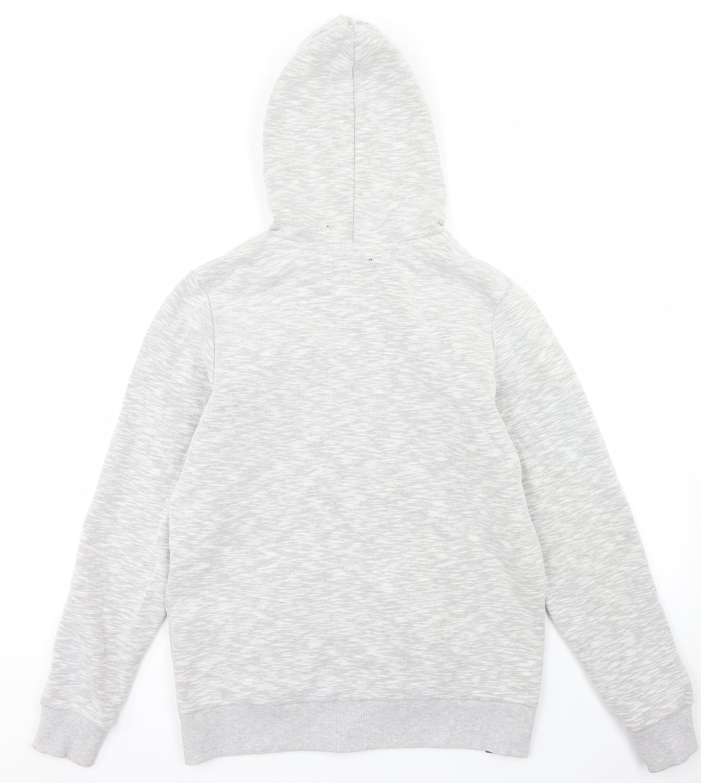 Brookhaven Womens Grey  Cotton Full Zip Hoodie Size 12  Zip