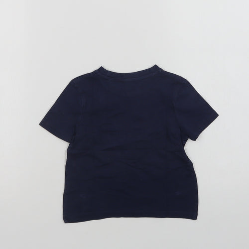 Very Baby Blue  Cotton Basic T-Shirt Size 18-24 Months Crew Neck  - Born To Rule