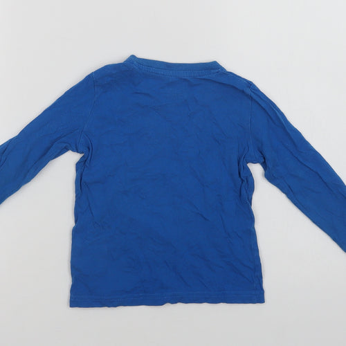 Lupilu Baby Blue  Cotton Basic T-Shirt Size 12-18 Months Crew Neck Snap - I'm With The Band