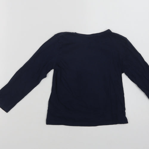 H&M Boys Blue  Cotton Basic T-Shirt Size 3-4 Years Crew Neck  - Lego