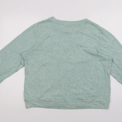 George Womens Green  Polyester Top Pyjama Top Size 16   - Stay warm
