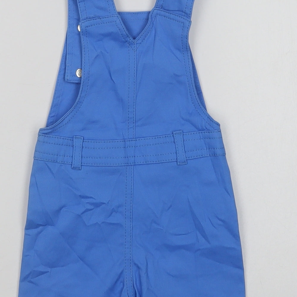Rain Bom Baby Blue  Cotton Dungaree Outfit/Set Size 12 Months  Button