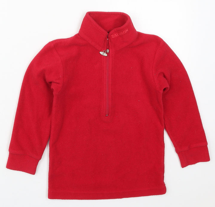Salomon Boys Red   Jacket  Size 2-3 Years  Zip