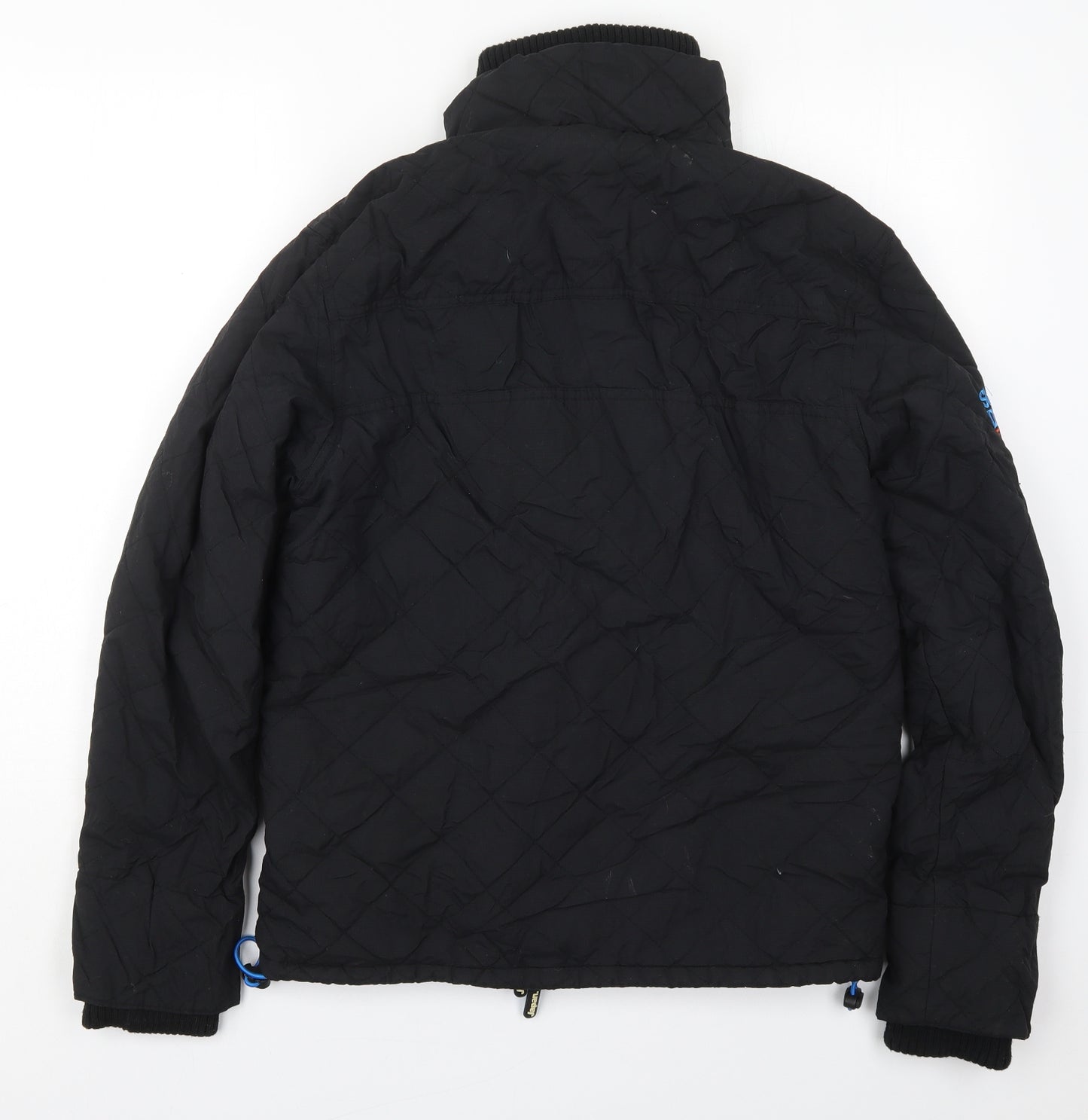 Superdry Mens Black   Windbreaker Coat Size M  Zip