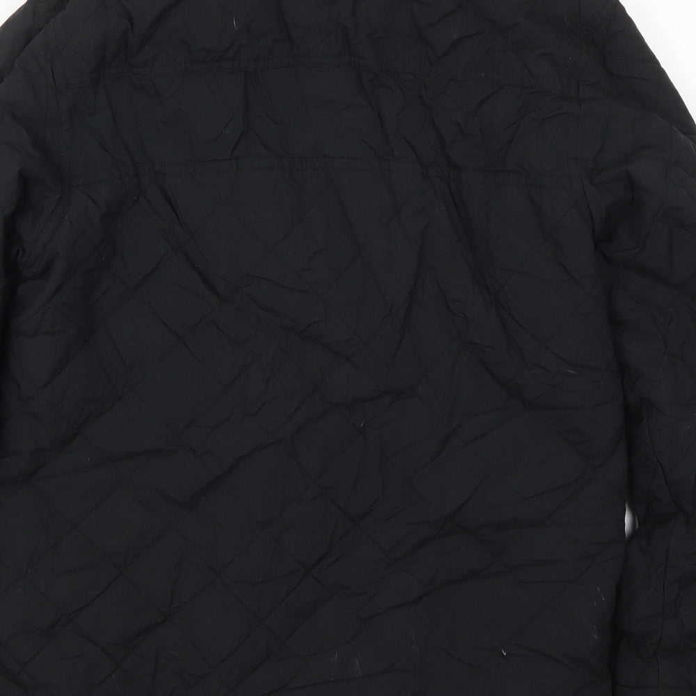 Superdry Mens Black   Windbreaker Coat Size M  Zip