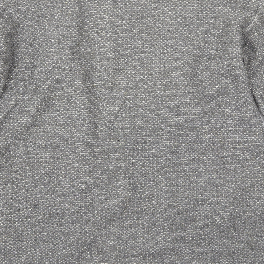 Pepe Jeans Womens Grey V-Neck  Cotton Cardigan Jumper Size S