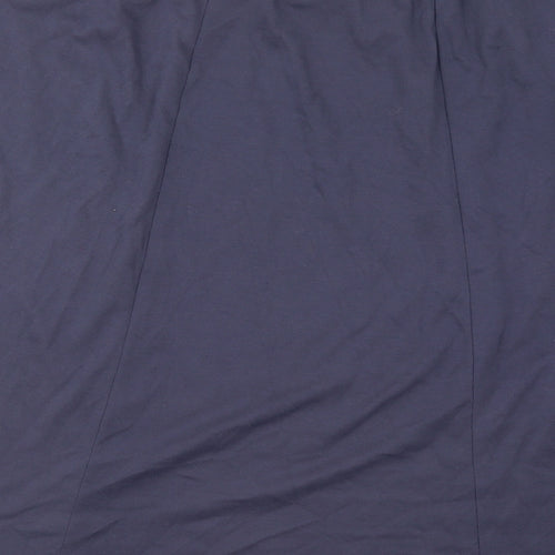 Classics Womens Blue  Polyester Skater Skirt Size 24
