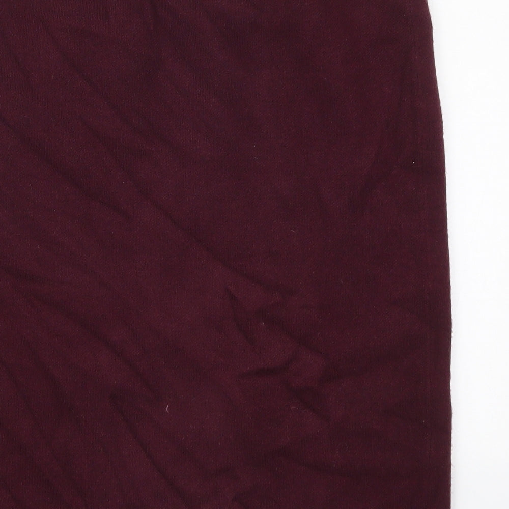 TU Womens Purple  Viscose Straight & Pencil Skirt Size 14