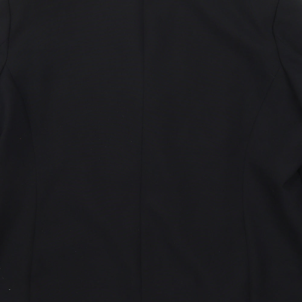 Classics Womens Black  Polyester Jacket Suit Jacket Size 20