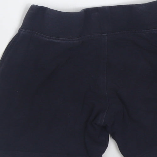 Matalan Girls Blue  Cotton Biker Shorts Size 7 Years  Regular  - School Wear