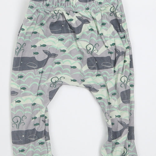 Hau'oli Apparel Boys Green Geometric Cotton Capri Trousers Size 6-9 Months  Pullover