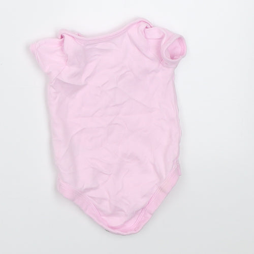 BHS Girls Pink  Cotton Babygrow One-Piece Size Newborn  Button - Best Friends