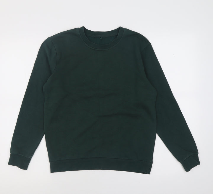George Boys Green  Cotton Pullover Sweatshirt Size 11-12 Years  Pullover - School Wear
