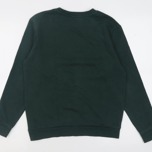 George Boys Green  Cotton Pullover Sweatshirt Size 11-12 Years  Pullover - School Wear