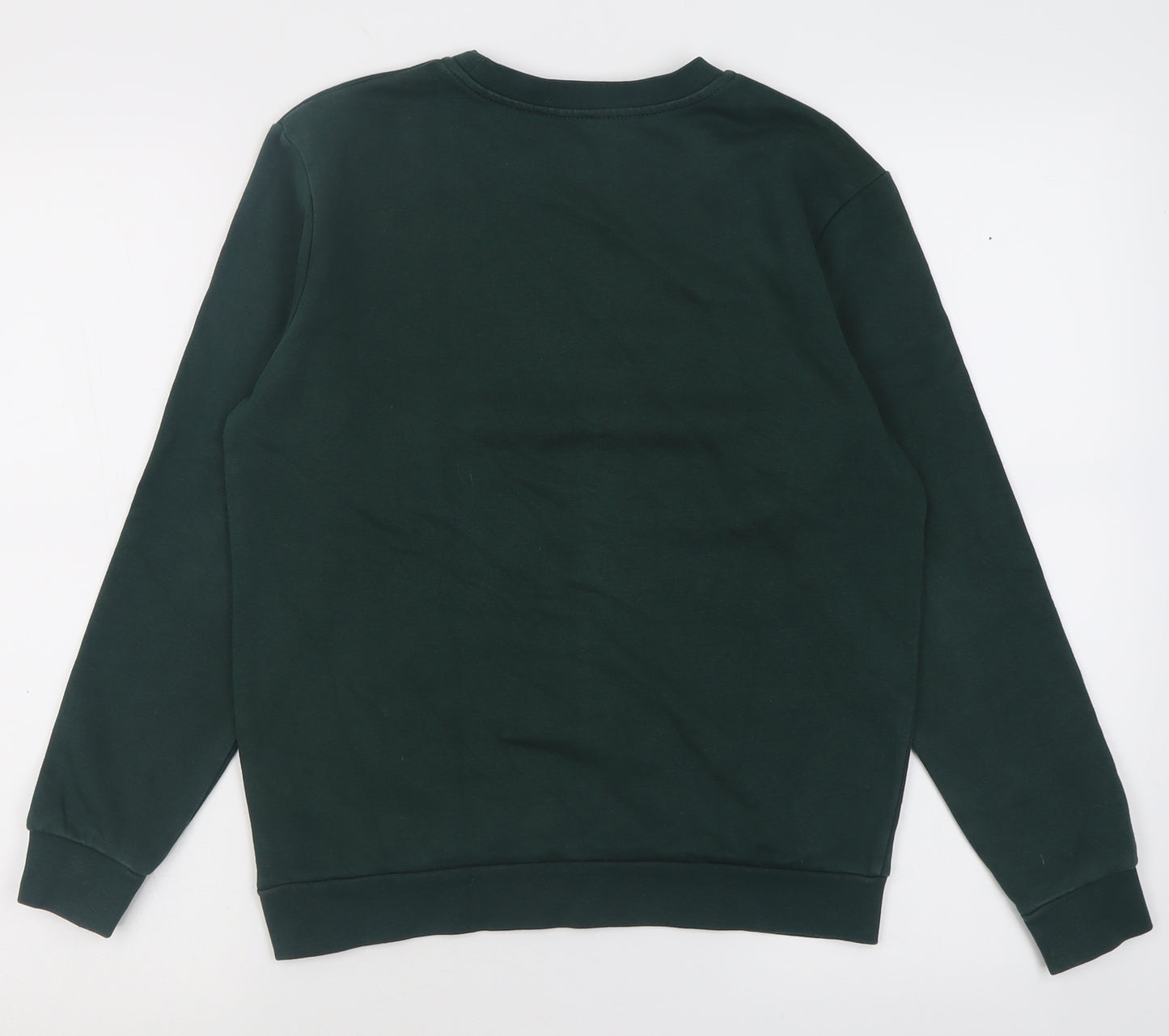 George Boys Green  Cotton Pullover Sweatshirt Size 11-12 Years  Pullover - School Wear