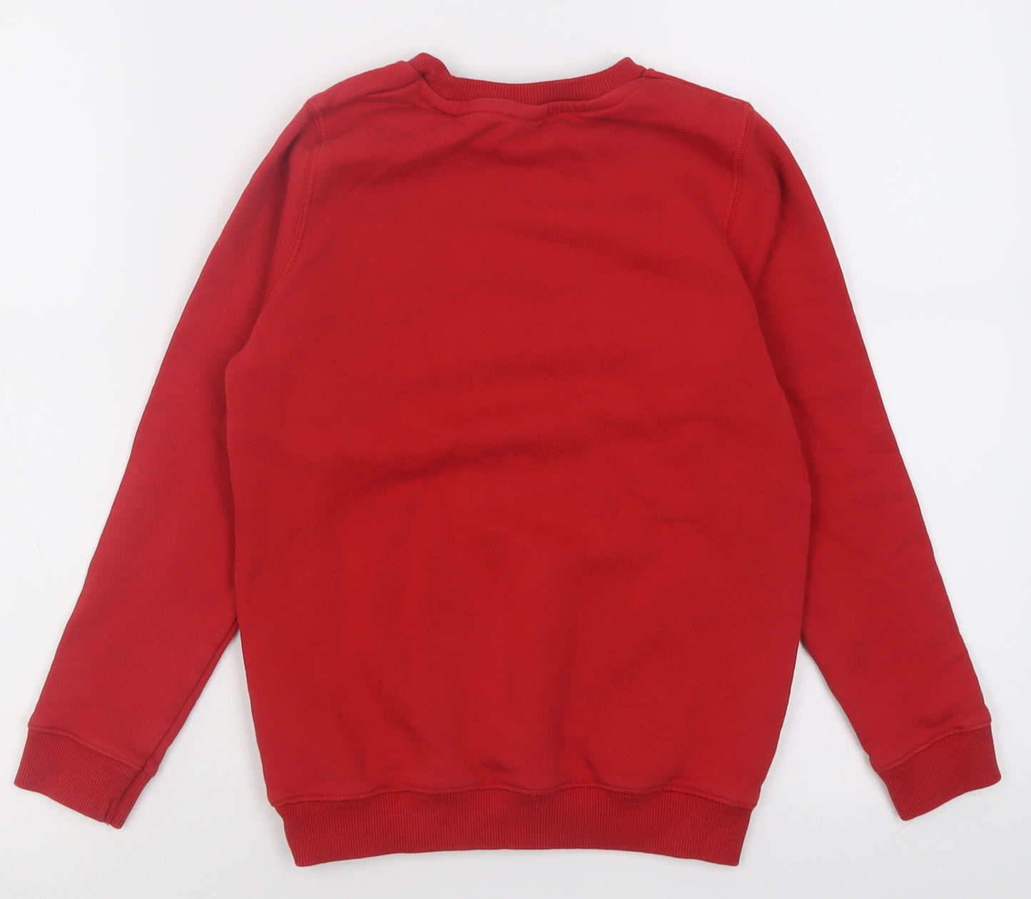 TU Boys Red  Cotton Pullover Sweatshirt Size 9 Years  Pullover - School Wear