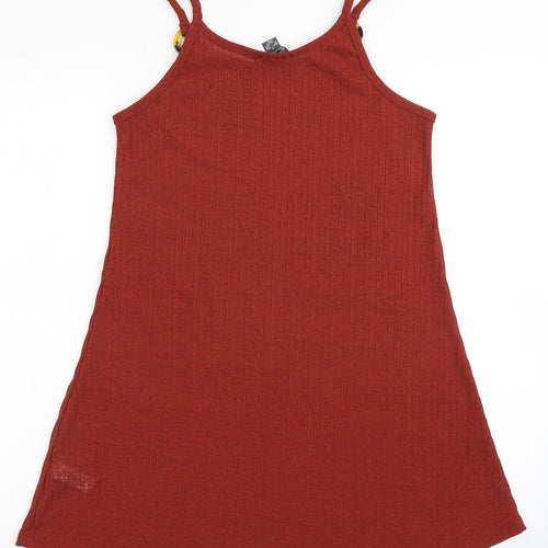 Primark Womens Red  Polyester Trapeze & Swing  Size S  Round Neck Pullover