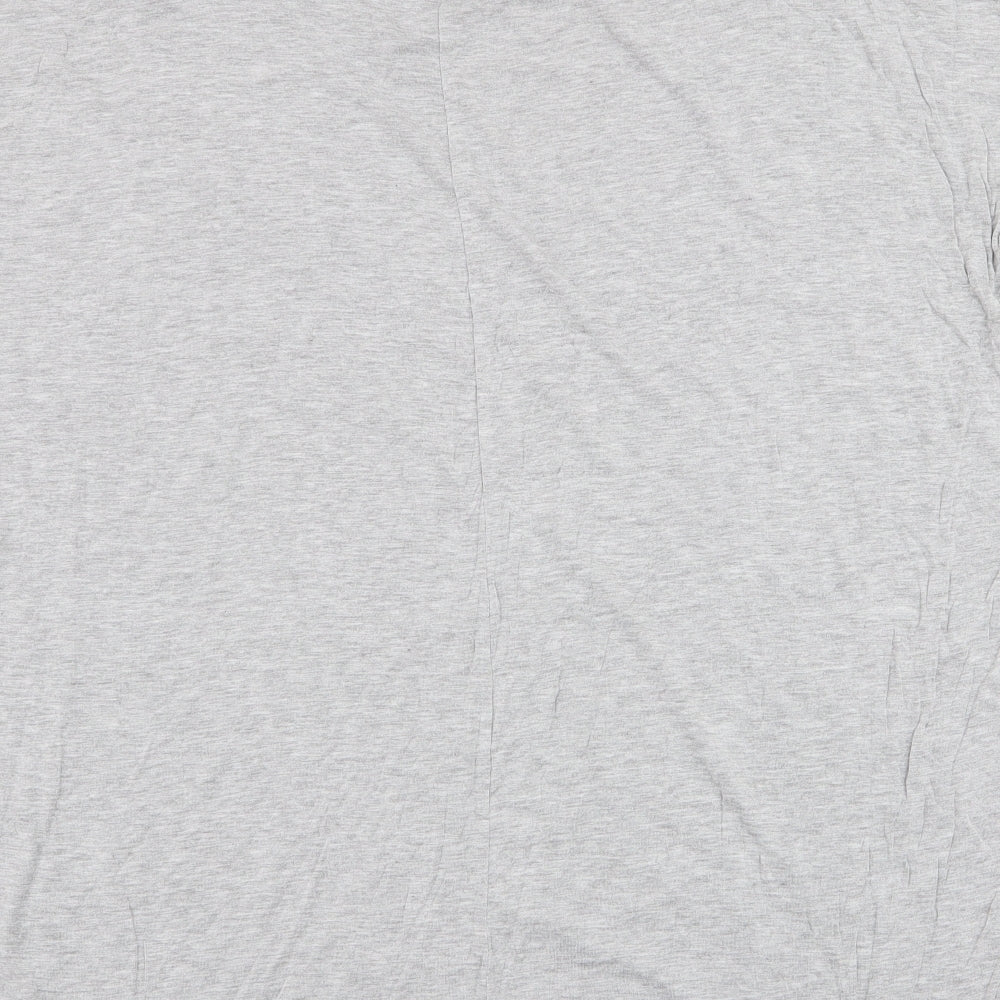 Yours Womens Grey  Viscose Jersey T-Shirt Size 22 Round Neck