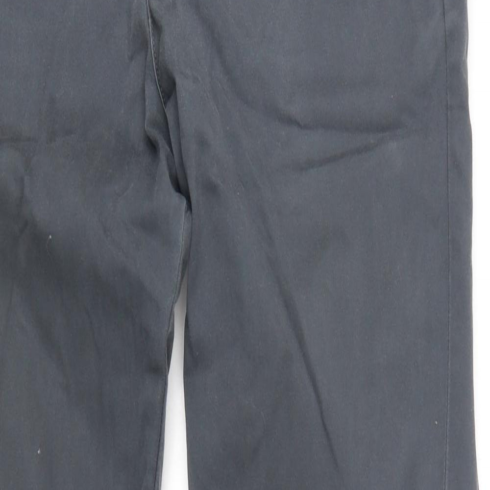 Jack & Jones  Mens Grey  Cotton Chino Trousers Size 34 L34 in Slim