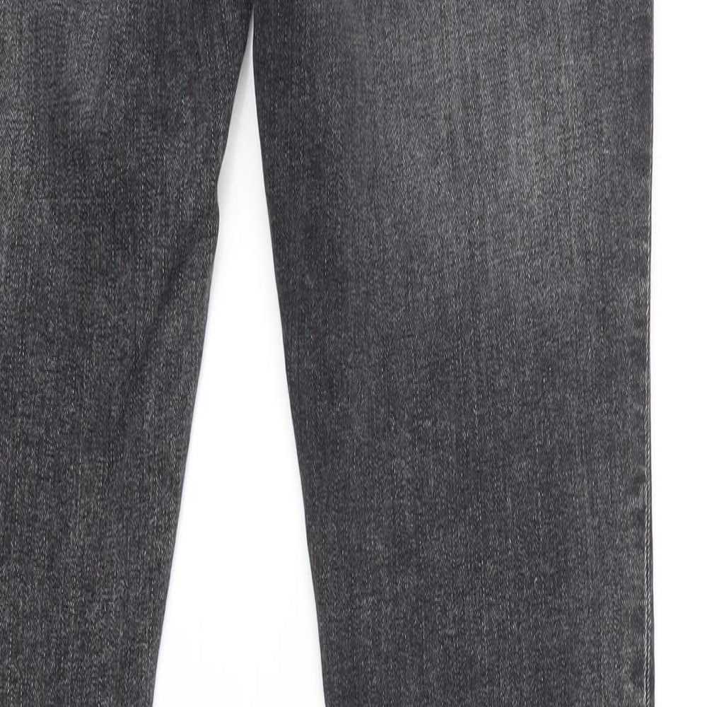River Island  Mens Grey  Cotton Skinny Jeans Size 32 L34 in Regular