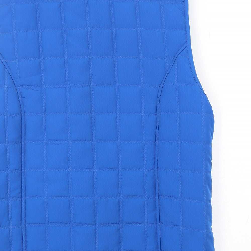 Paco Sport Womens Blue   Gilet Coat Size L  Snap