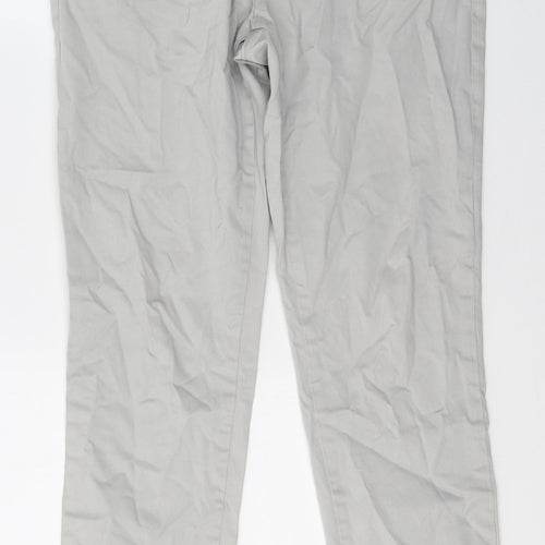 Connor Mens Grey  Cotton Straight Jeans Size S L31 in Regular