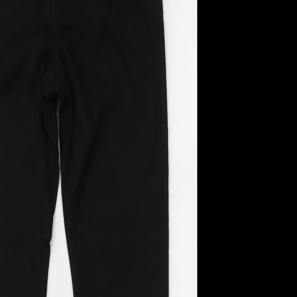 F&F Boys Black  Polyester Capri Trousers Size 14-15 Years  Regular  - school trousers