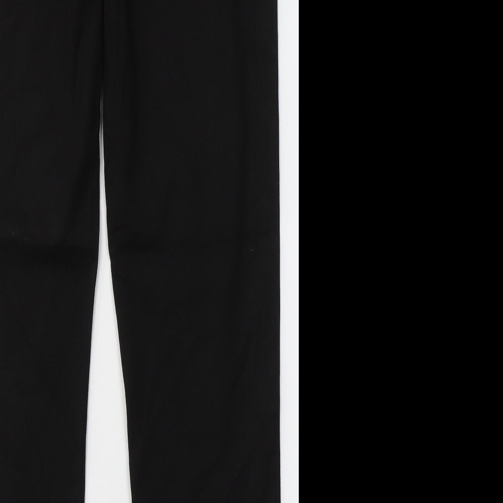 F&F Boys Black  Polyester Capri Trousers Size 14-15 Years  Regular  - school trousers