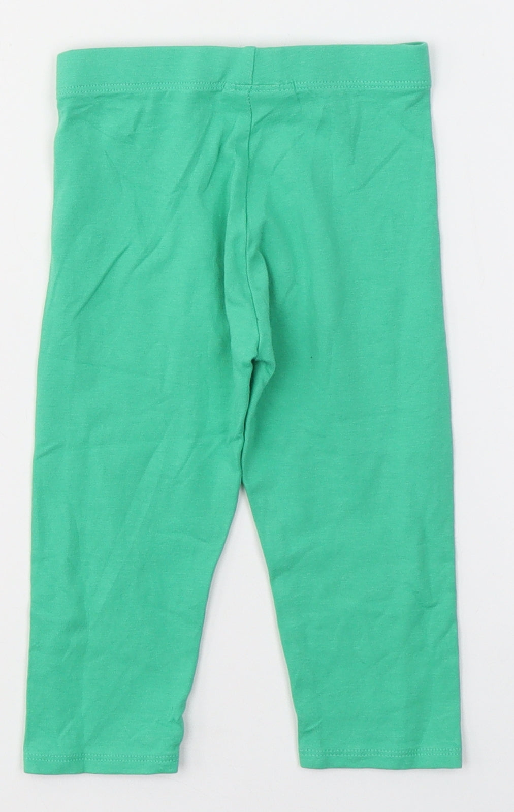 NEXT Girls Green  Cotton Jogger Trousers Size 2-3 Years  Slim  - Leggings